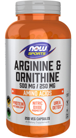 Arginine 500 mg + Ornithine 250 mg (250 kaps.)