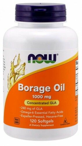 Borage Oil GLA - Olej z Ogórecznika 1000 mg (120 kaps.)