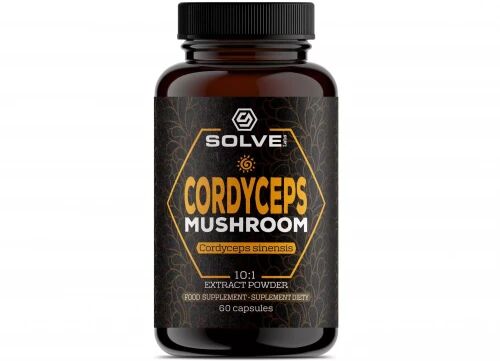 CORDYCEPS (CORDYCEPS SINENSIS) 10:1 EKSTRAKT 60 KAPSUŁEK SOLVE LABS