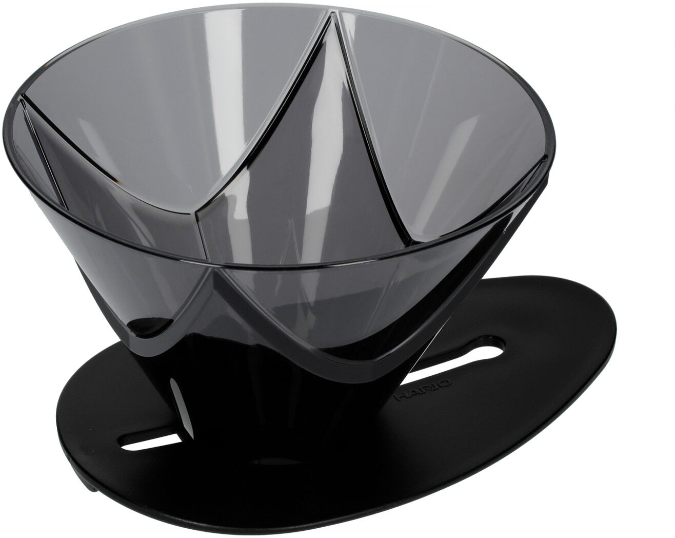 Hario - V60 MUGEN - Plastikowy Dripper - Czarny