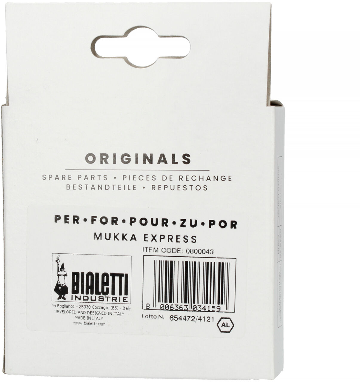 Bialetti - Uszczelka do kawiarki Mukka 2tz