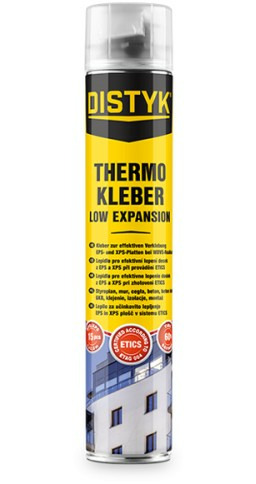 Distyk Thermo Kleber 750 ml, piana termiczna Klej do styropianu XPS i EPS ETICS