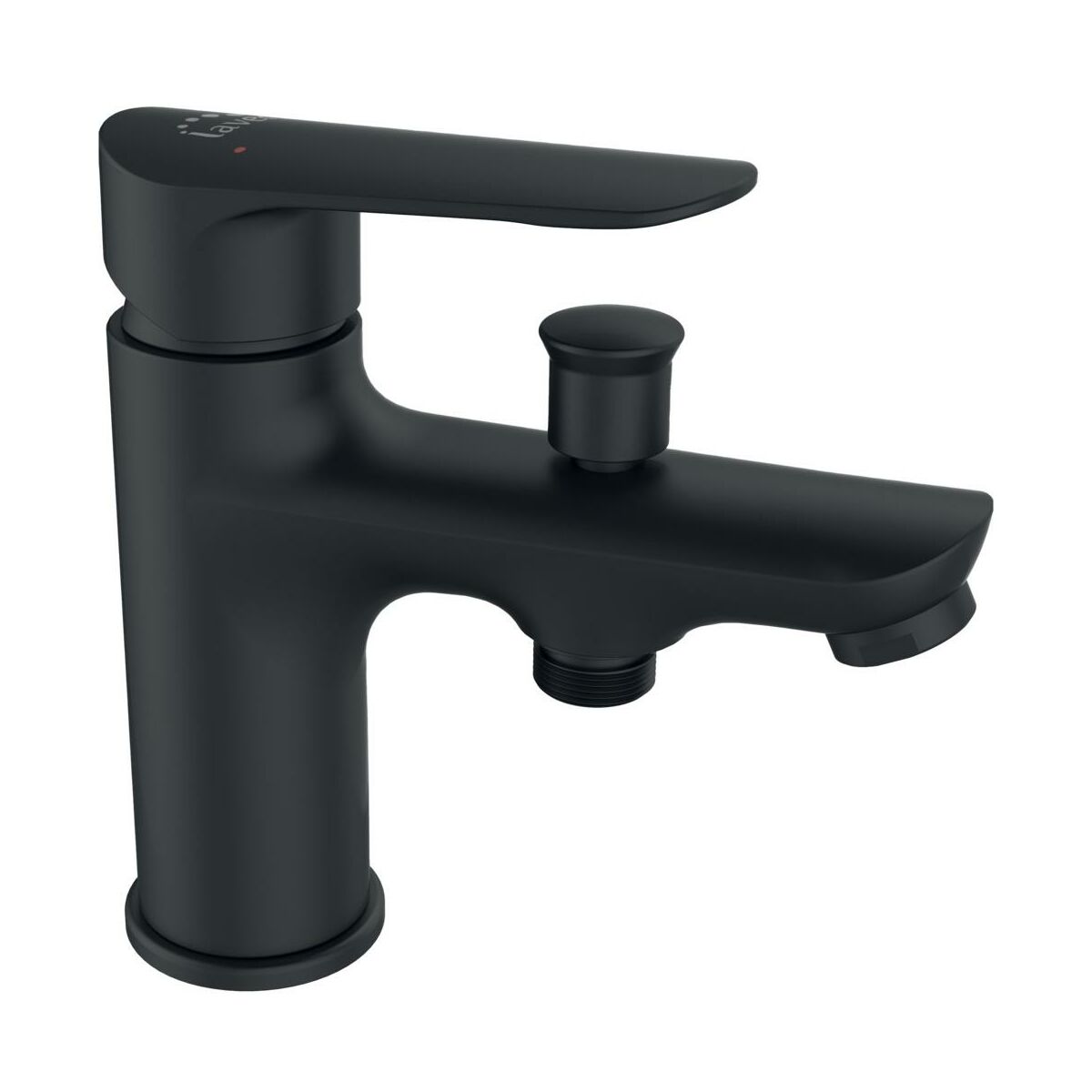 Bateria wannowa czarna Appia Laweo
