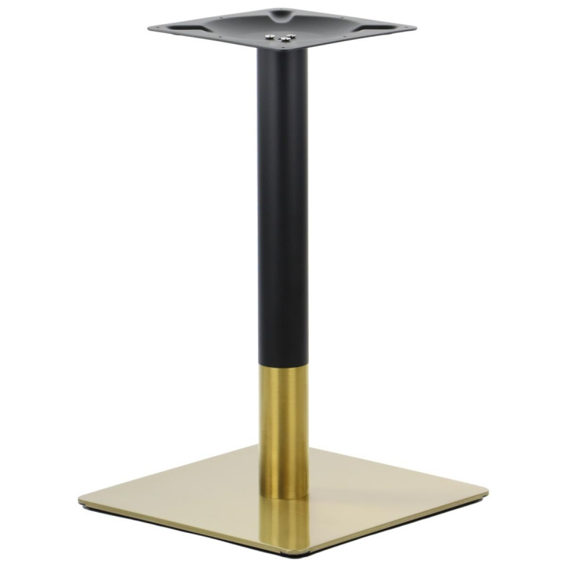 Podstawa stolika SH-3002-5/GB, 45x45 cm, stal nierdzewna w kolorze ZŁOTYM / czarny (stelaż stolika)