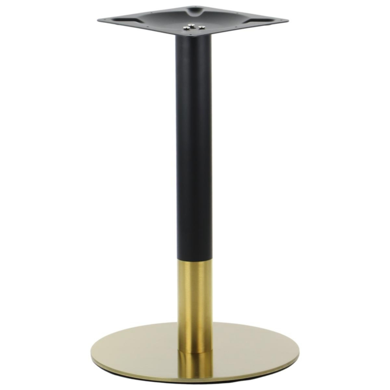 Podstawa stolika SH-3001-5/GB, fi 45 cm, stal nierdzewna w kolorze ZŁOTYM / czarny (stelaż stolika)
