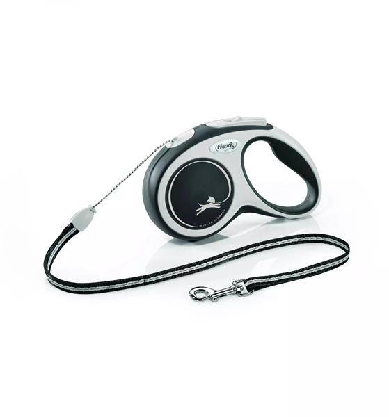 Flexi Smycz automatyczna New Comfort S linka 5 m kol. czarny (464441NOI)