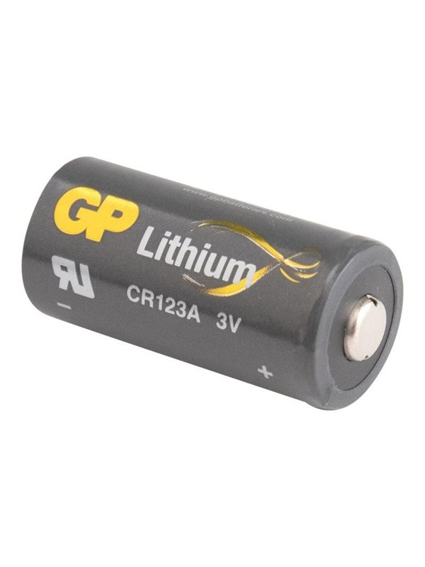 GP 1x10 battery CR 123 A Lithium  070CR1