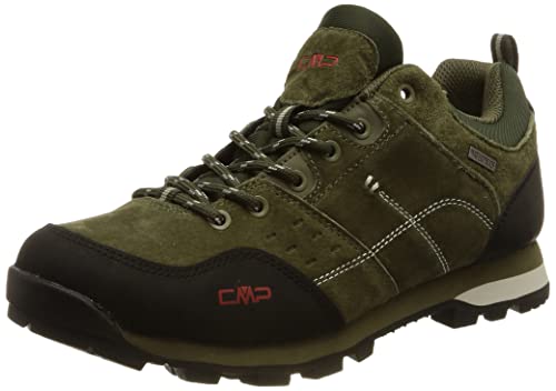 CMP Męskie buty trekkingowe Alcor Low Trekking Shoes Wp Walking Shoe, khaki-zielony (Oil Green), 44 EU