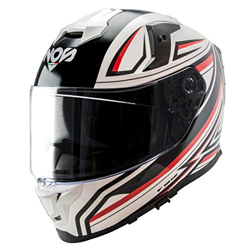 KASK MOTOCYKLOWY NOS NS-10 FASTBACK WHITE