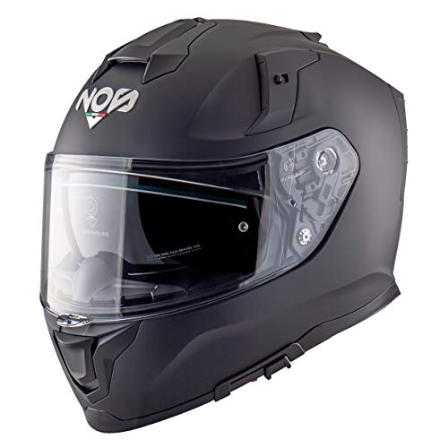 KASK MOTOCYKLOWY NOS NS-10 BLACK MATT