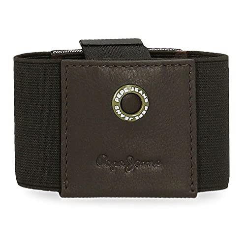 Pepe Jeans Badge Karter, unikalny, Brązowy, única, etui na karty