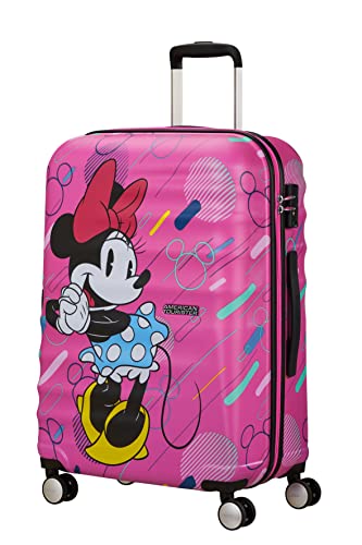 American Tourister Wavebreaker Spinner M, walizka, 67 cm, 64 l, wielokolorowy (Minnie Future Pop), wielokolorowy (Minnie Future Pop), M (67 cm), Bagaż dla dzieci
