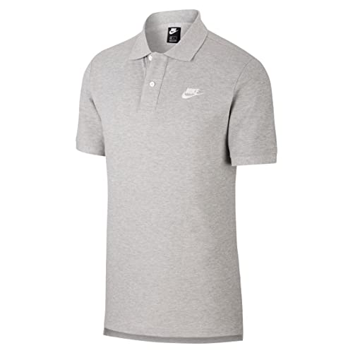 Nike Męska koszulka polo NSW Matchup PQ, Dk Grey Heather/White, XS