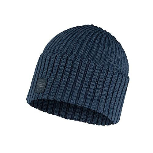 Buff Dzianinowa czapka beanie RUTGER STEEL BLUE Unisex jeden rozmiar