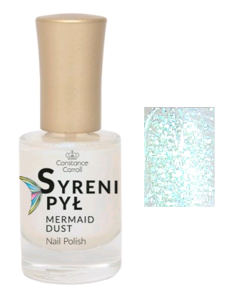 Constance Carroll Syreni Pył, lakier do paznokci 04 Shining Green, 10 ml