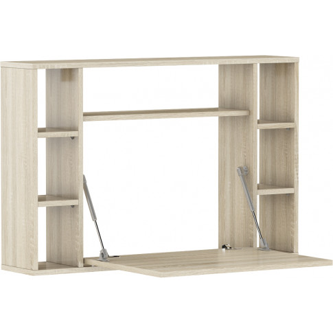 Biurko składane wiszące sonoma jasna T3-K85