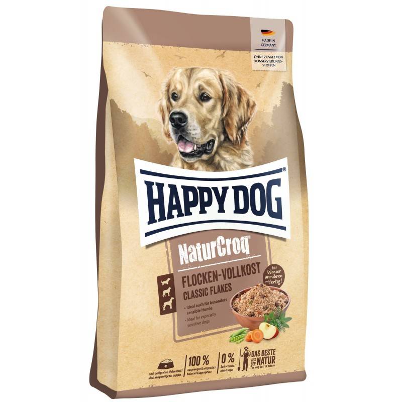 Happy Dog Premium NaturCroq Flocken Vollkost, płatki zbożowe - 1,5 kg