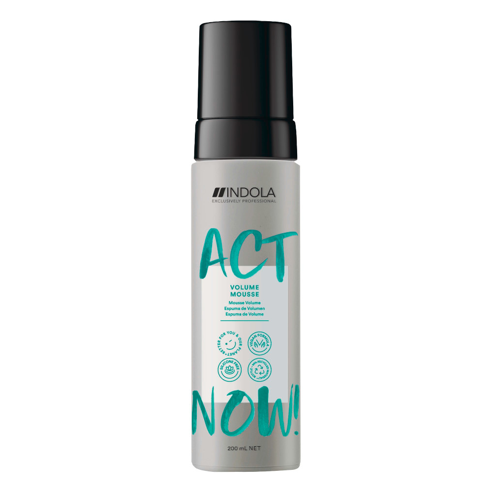 Indola Act Now! Volume Mousse pianka bez aerozolu nadająca objętość 200ml