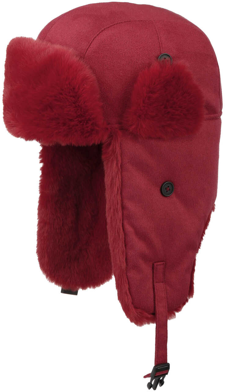 Czapka Pilotka Finola by Seeberger, czerwony, M (56-57 cm)