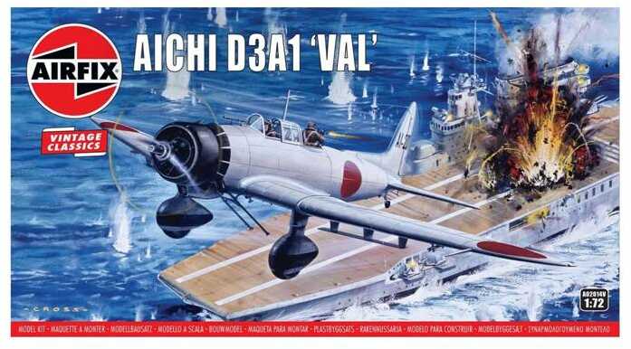 Japoński Bombowiec AICHI D3A1 model do sklejania Heller
