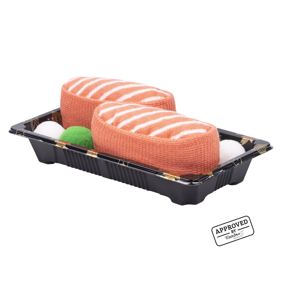 Skarpetki kolorowe damskie męskie SOXO sushi w pudełku