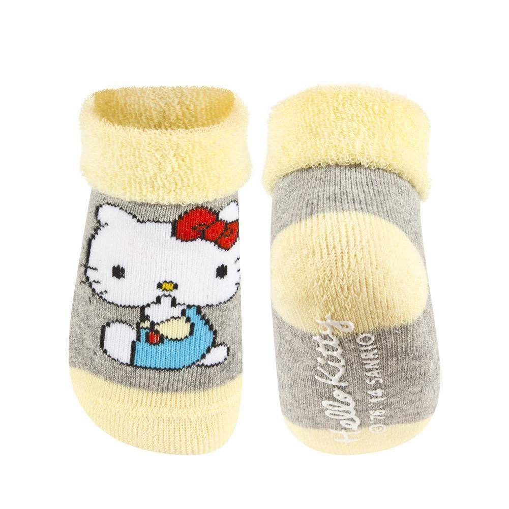 Skarpetki niemowlęce kolorowe SOXO Hello Kitty z ABS - HELLO KITTY