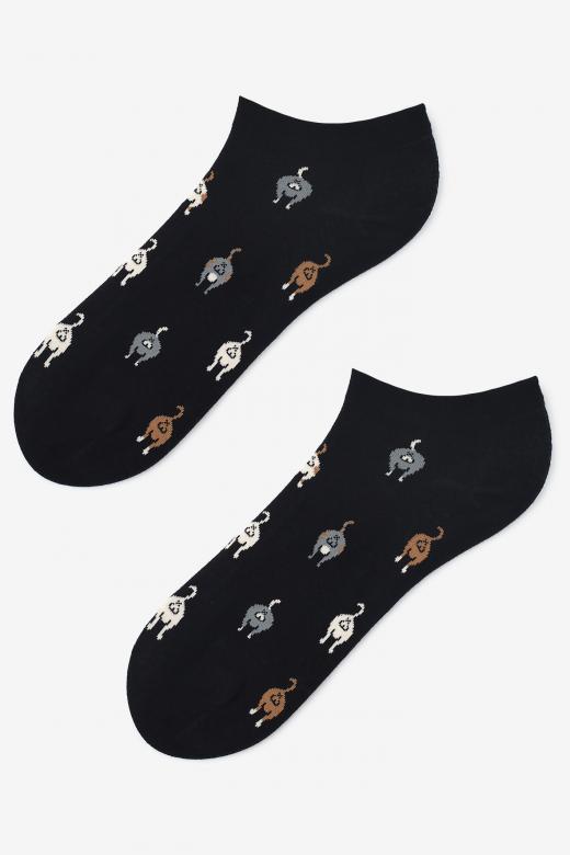 Stopki męskie bawełniane w koty Footies Men Cathole Marilyn - MARILYN