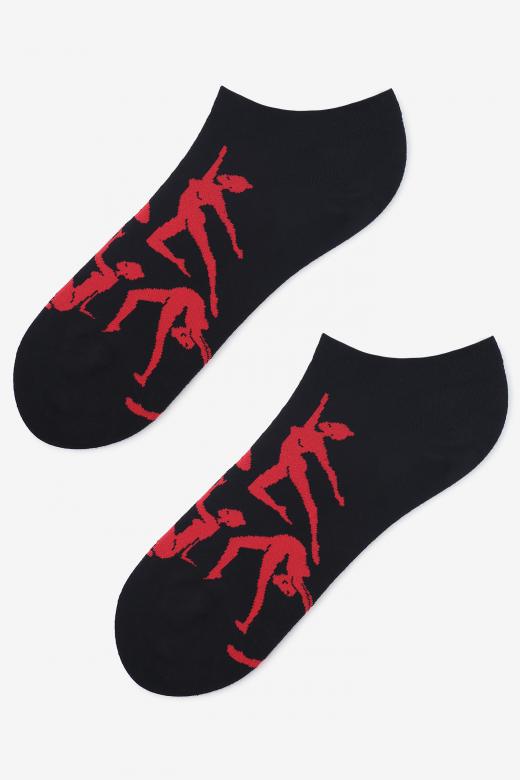 Stopki męskie z grafiką gimnastyczek Footies Men Gymnasts Marilyn - MARILYN