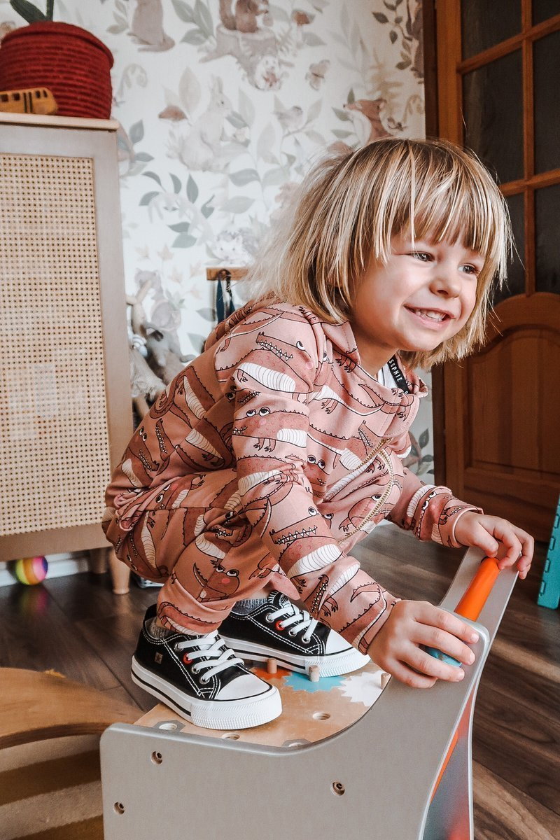 Dziecięce Klasyczne Niskie Trampki BIG STAR HH374090 Czarne - Zazoo