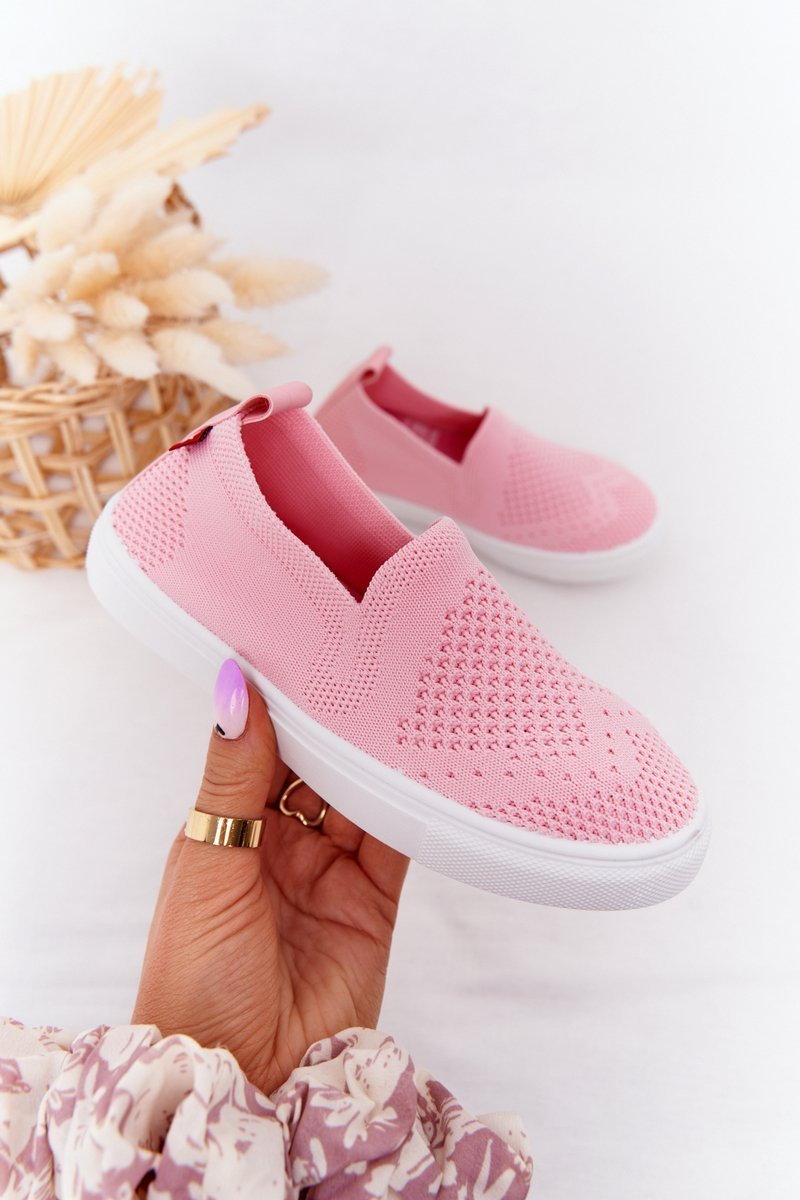 Dziecięce Wsuwane Tenisówki Slip-On Big Star HH374103 Różowe - Zazoo