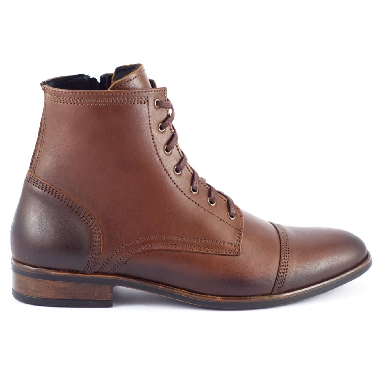 Sztyblety zimowe 287D Brązowe - Buty Olivier