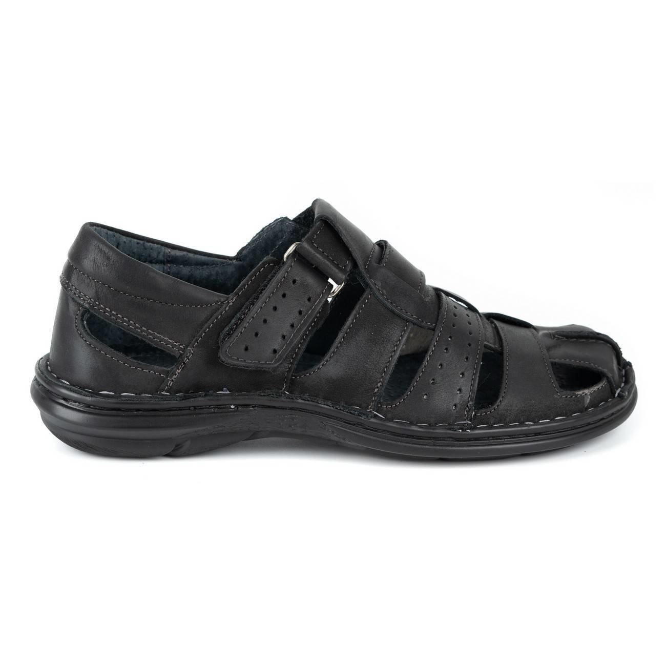Sandały męskie 467 czarne - Buty Olivier