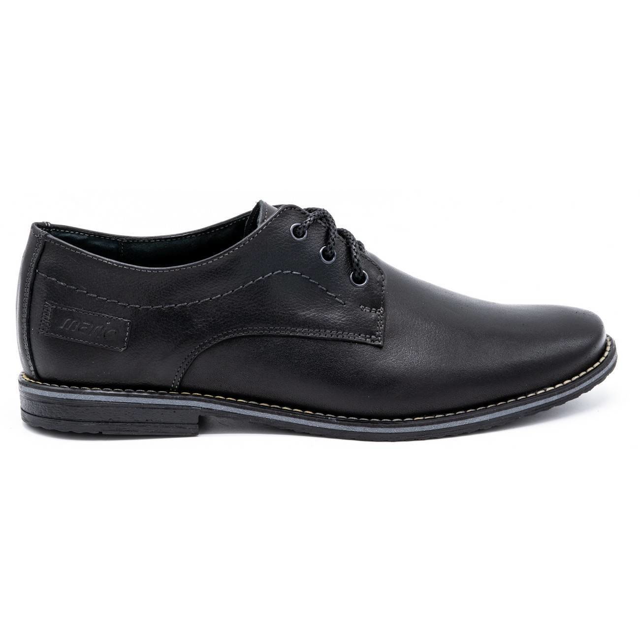 Buty męskie wizytowe 870 czarne - Buty Olivier