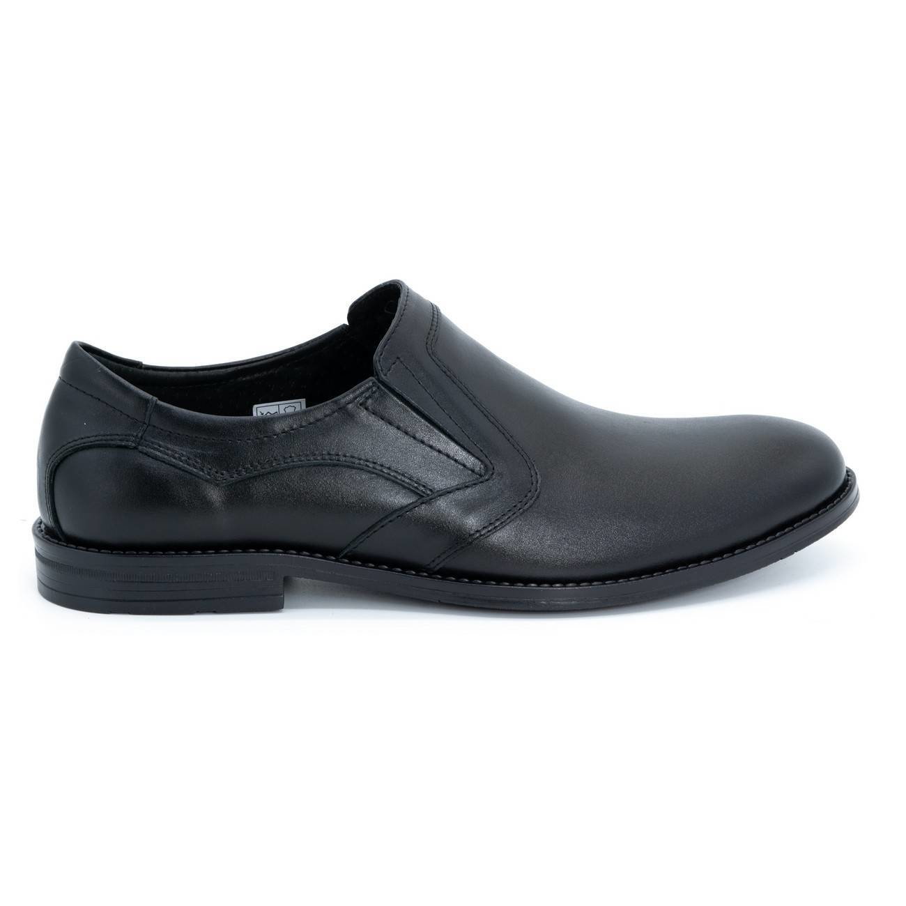 Eleganckie buty męskie skóra 283LU czarne - Buty Olivier