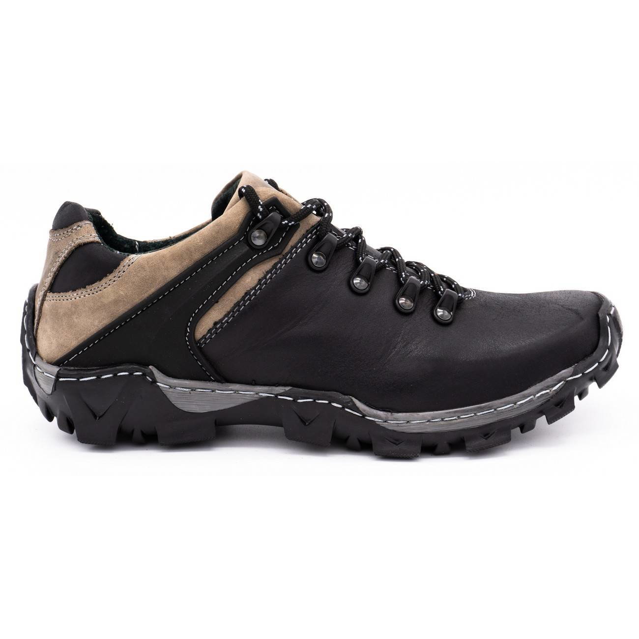 Męskie buty trekkingowe 116 czarne - Buty Olivier