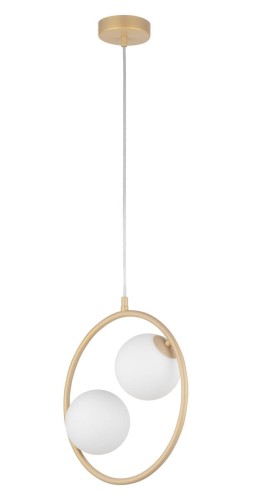 Aqua lampa wisząca 2-punktowa złota 33412