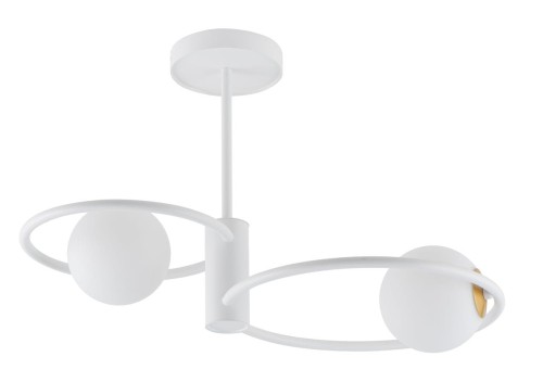 Aqua lampa wisząca 2-punktowa biała/złota 33463