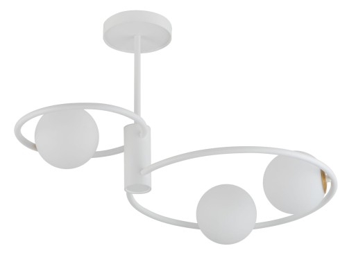 Aqua lampa wisząca 3-punktowa biała/złota 33466