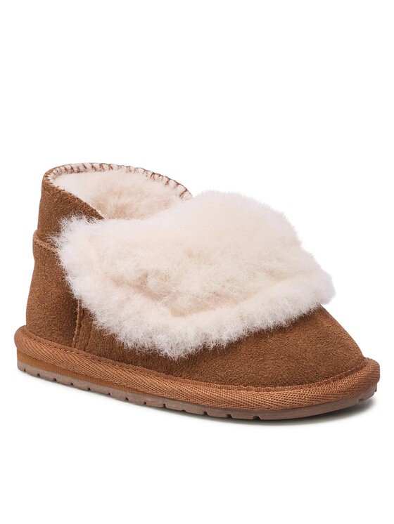 EMU Australia Kapcie Toddle Mintaro B12764 Brązowy