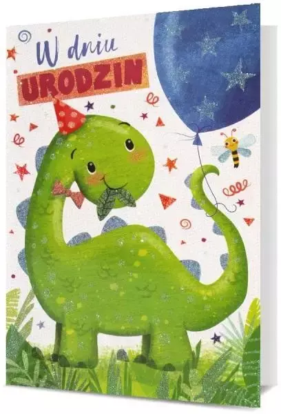 Karnet Urodziny - Pan Dragon