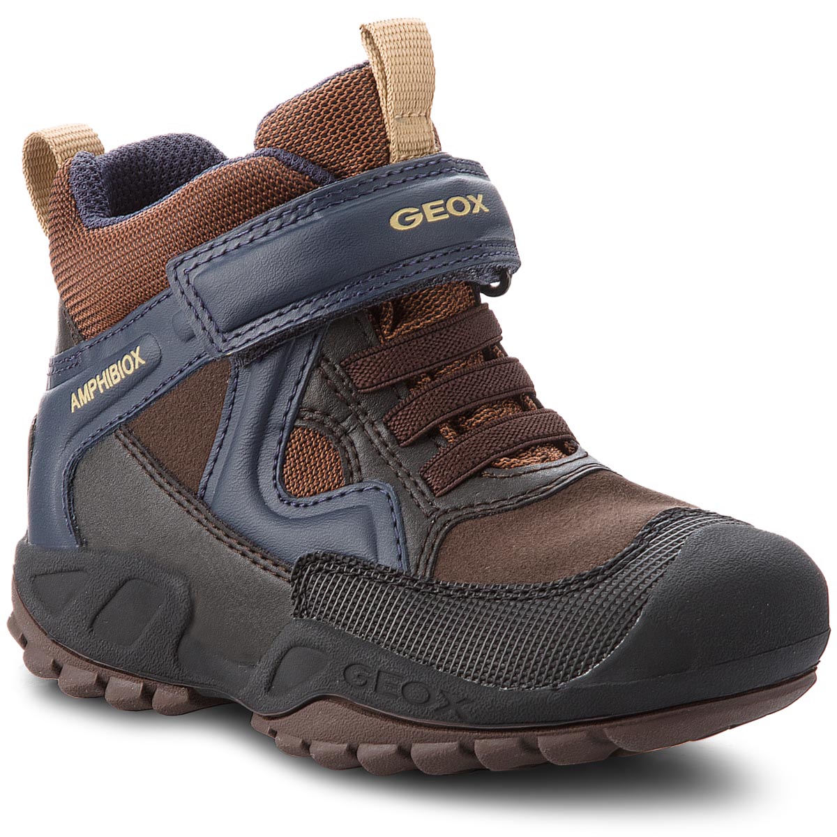 Śniegowce GEOX - J N.Savage B.B Abx A J841WA 011BC C0947 M Brown/Navy