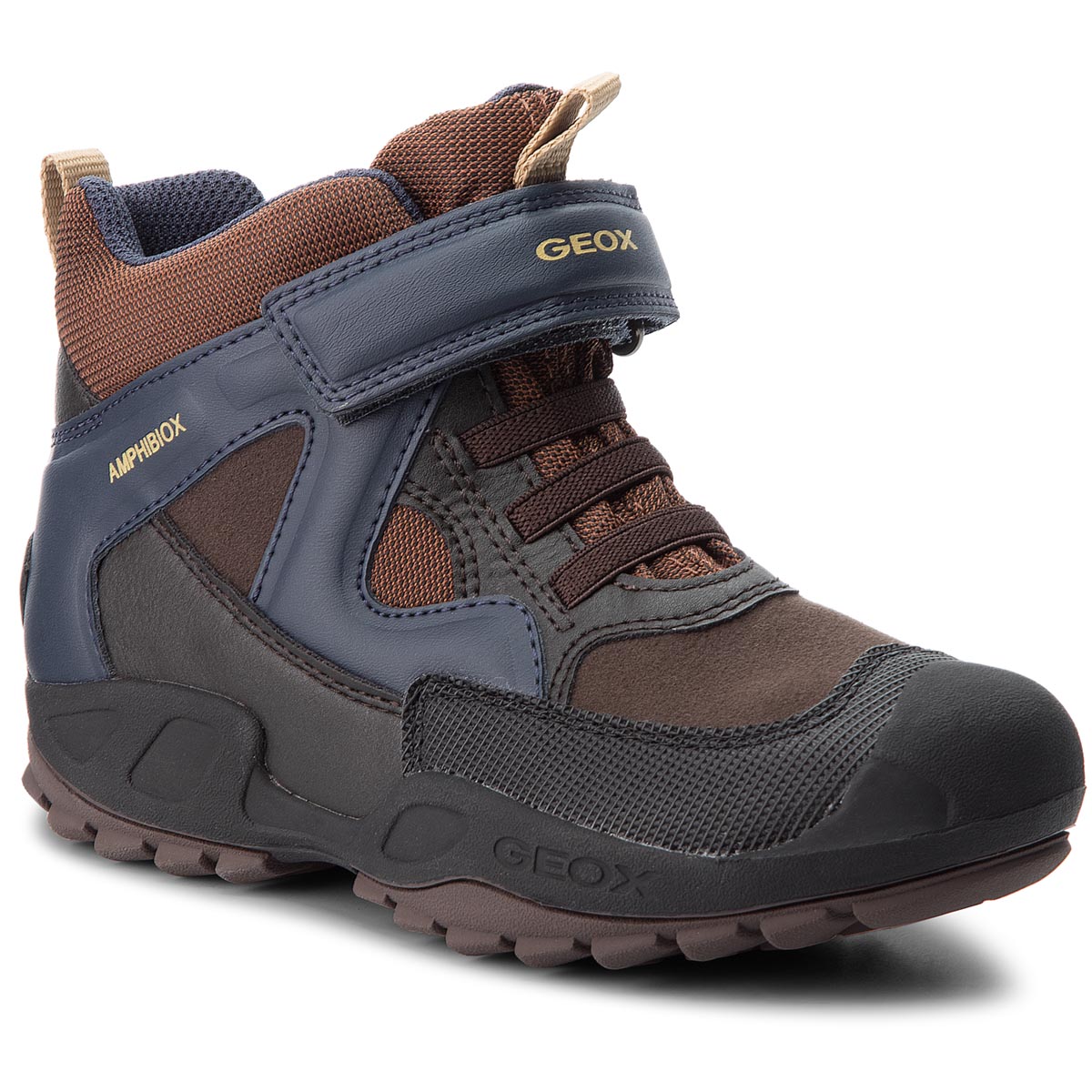 Śniegowce GEOX - J N.Savage B.B Abx A J841WA 011BC C0947 S Brown/Navy