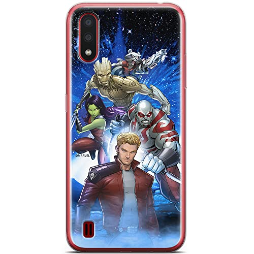 Etui Strażnicy Galaktyki 011 Marvel Nadruk pełny Niebieski Producent: Samsung, Model: A01