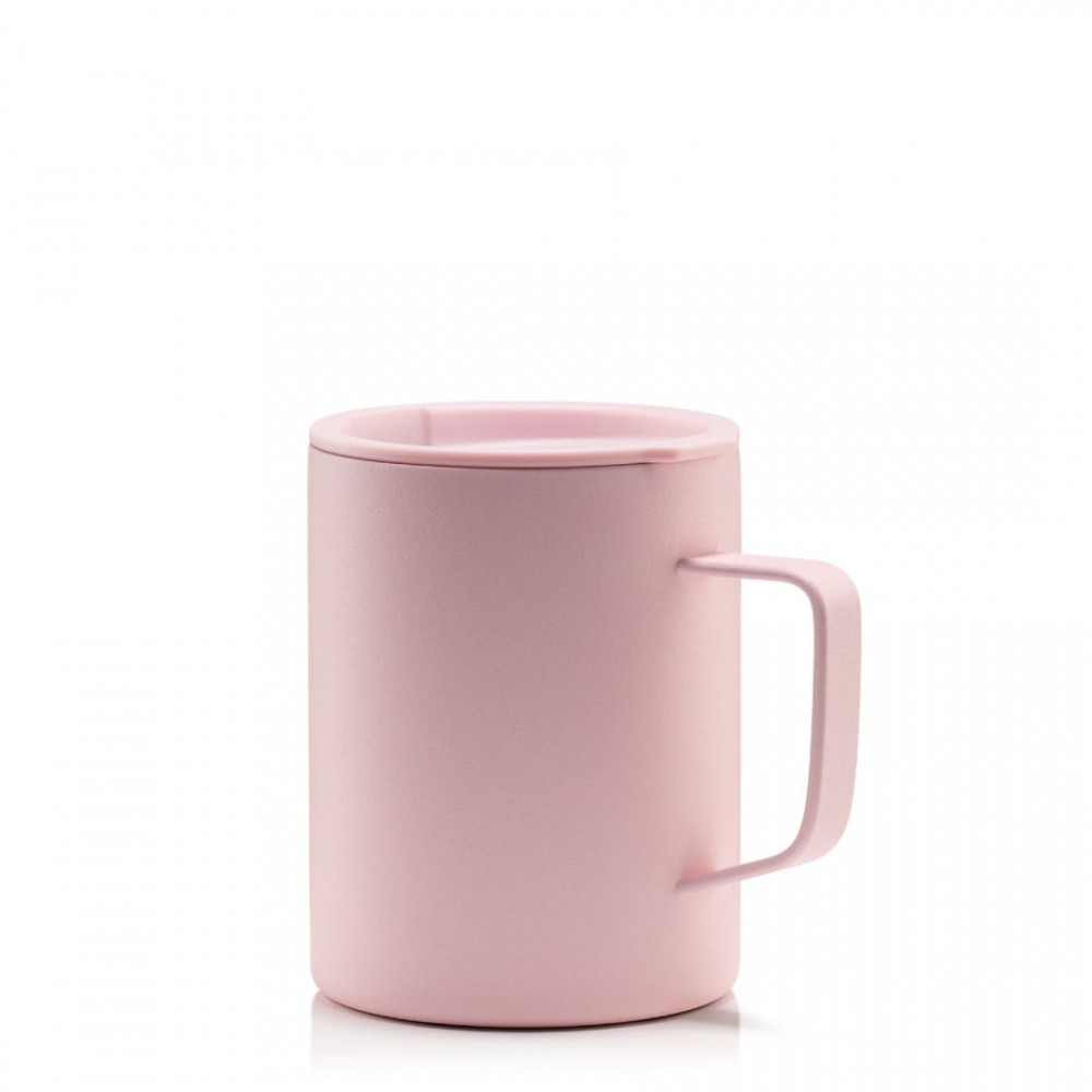 Kubek termiczny na kawę z pokrywką Mizu Coffee Mug 400ml soft pink