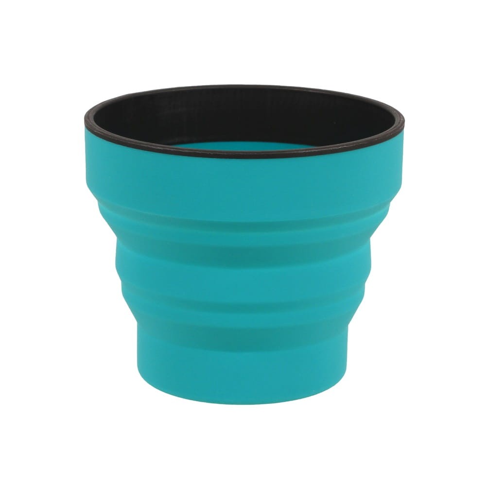 Kubek składany turystyczny Lifeventure Silicone Ellipse FlexiMug Teal