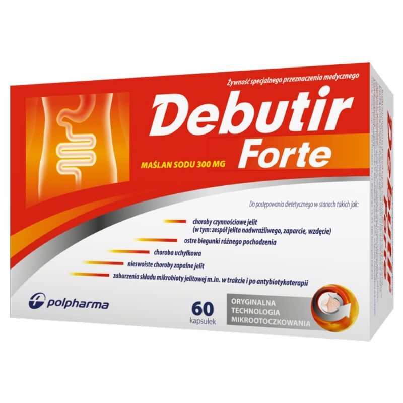 Polpharma Debutir Forte kapułki  0,3 g 60 kaps.