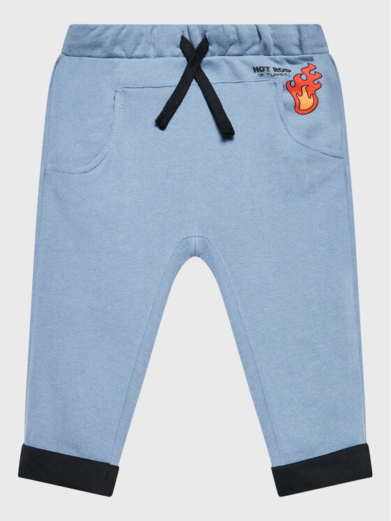 United Colors Of Benetton Spodnie dresowe 3J74GF00X Niebieski Regular Fit