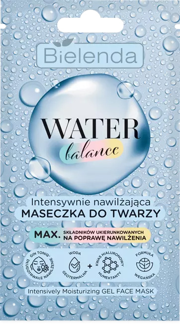 Bielenda Water Balance Nawilżająca maseczka do twarzy 7ml