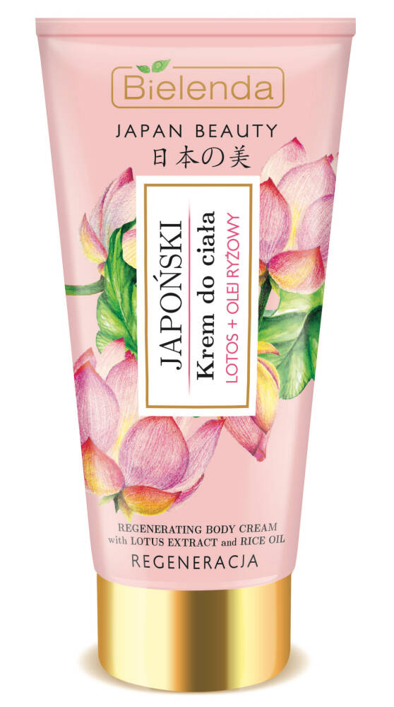 Bielenda Japan Beauty Japoński krem do ciała Lotos+ Olej Ryżowy 200ml 134654