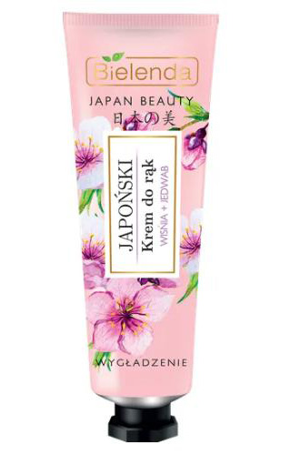 Bielenda Japan Beauty Japoński krem do rąk Wiśnia + Jedwab 50ml